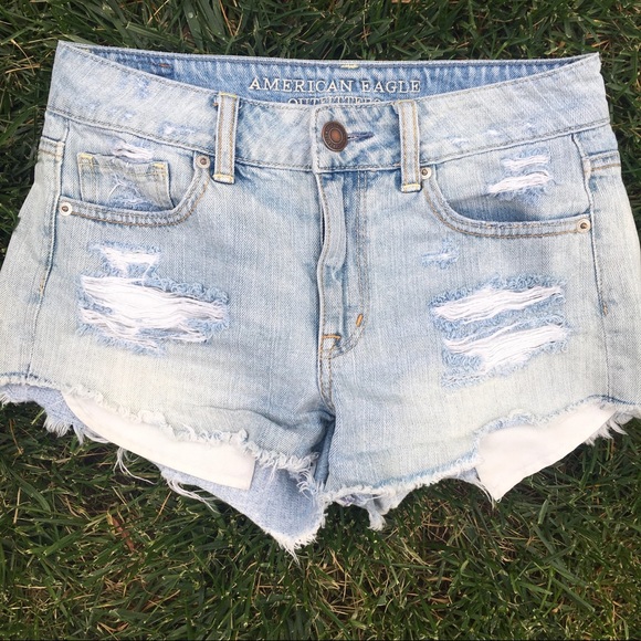 American Eagle Outfitters Pants - American Eagle Outfitters distressed denim shorts!